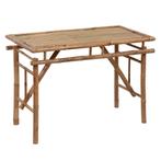 vidaXL Tuintafel inklapbaar 115x50x75 cm bamboe, Verzenden, Nieuw, Hout