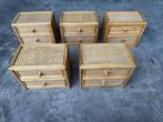 Sieradendoos (5) - Bamboe, Hout - Bamboedozen, Antiek en Kunst