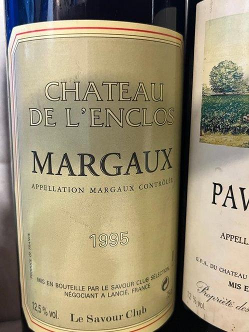 1995 Château De Lenclos , 1989 Château Paveil de Luze, 1983, Verzamelen, Wijnen