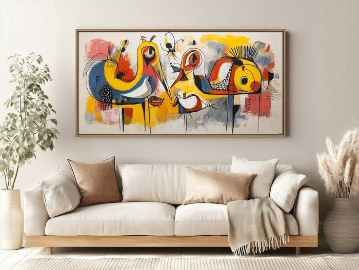 Felix van Horst - Abstract Aviary (XXL), Antiek en Kunst, Kunst | Designobjecten