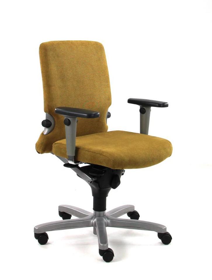 Bureaustoel Comforto 77 NPR Regain Okergeel, Huis en Inrichting, Bureaustoelen, Bureaustoel, Geel, Zo goed als nieuw, Ergonomisch