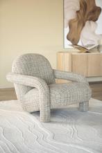 Fauteuil Eleonora MONICA Beige *NIEUW*, Nieuw, 75 tot 100 cm, Ophalen of Verzenden, 75 tot 100 cm