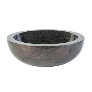 Waskom AQS Stone Rond 35x35x12 cm Gepolijst Natuursteen