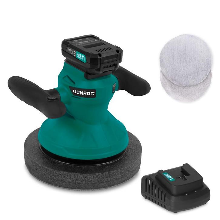 Accu polijstmachine 20V – 2.0Ah - Ø240mm | Incl. accu en, Doe-het-zelf en Verbouw, Gereedschap | Handgereedschap, Nieuw, Verzenden