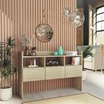 vidaXL Dressoir 105x30x70 cm bewerkt hout sonoma, 100 tot 150 cm, Verzenden, Nieuw, 25 tot 50 cm