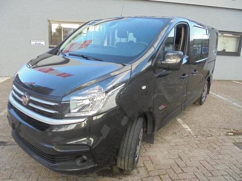 Fiat Talento 1.6 MJ L1H1 SX dub cab belgie export, Auto's, Bestelauto's, Dealer onderhouden, Lease, Zwart, Handgeschakeld, Financial lease