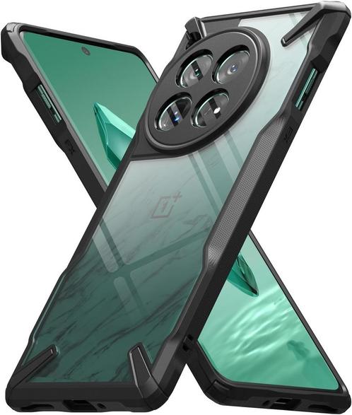Ringke OnePlus 12 Hoesje Fusion-X Zwart, Telecommunicatie, Mobiele telefoons | Hoesjes en Frontjes | Overige merken, Hoesje of Tasje