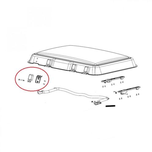 Dometic Midi Heki scharnier montagedelen, Caravans en Kamperen, Kampeeraccessoires, Nieuw
