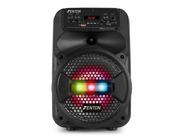 Veiling -  Fenton FPC8 accu speaker 100W met Bluetooth, micr, Audio, Tv en Foto, Luidsprekers