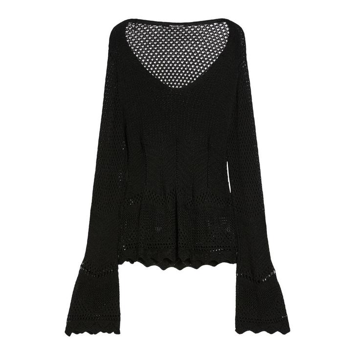 Pennyblack • zwarte opengewerkte trui • M, Kleding | Dames, Truien en Vesten, Zwart, Nieuw, Maat 38/40 (M), Verzenden
