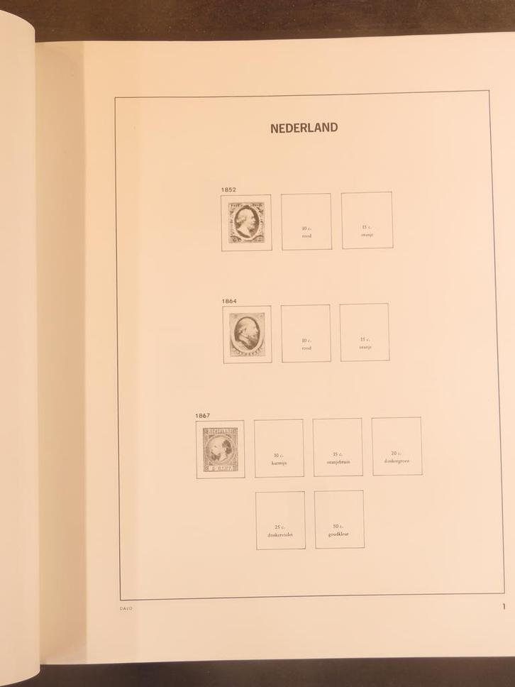 Nederland leeg DAVO album z.g.a.n., Postzegels en Munten, Postzegels | Nederland, Ophalen of Verzenden