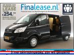Ford Transit Custom 2.0 TDCI L2H1 2xSchuifdeur Airco €254pm, Zwart, Nieuw, Ford, Lease