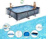 EXIT Zwembad Stone Grey  Frame Pool 300x200x65 cm  Super, Tuin en Terras, Zwembaden, Verzenden, 200 tot 300 cm, 80 tot 120 cm