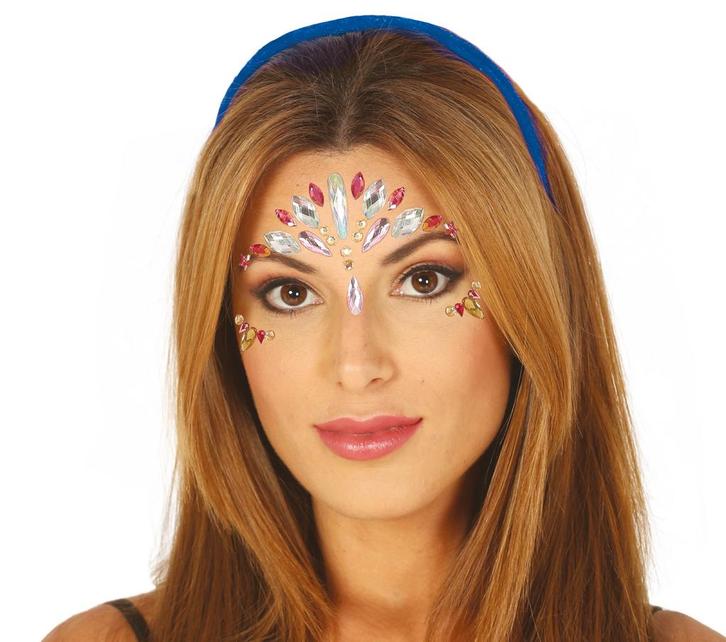 Gezichts Diamantjes Gekleurd, Hobby en Vrije tijd, Feestartikelen, Nieuw, Verzenden