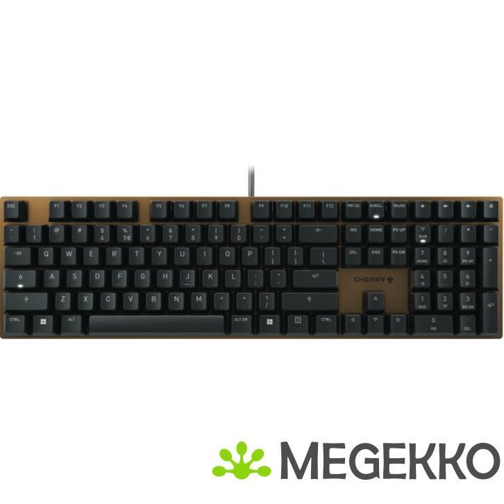 Cherry KC 200 MX Brons Cherry MX2A Brown, Computers en Software, Toetsenborden, Nieuw, Verzenden