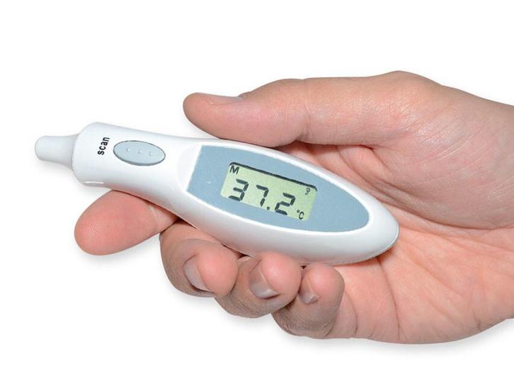 Infrarood oorthermometer gebruik zonder lenskapjes, Diversen, Verpleegmiddelen, Nieuw, Verzenden