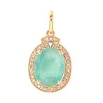 Zonder minimumprijs - Hanger - 14 karaat Geel goud - 1.97ct.