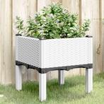vidaXL Plantenbak met poten 40x40x42 cm polypropeen wit, Tuin en Terras, Verzenden, Nieuw, Kunststof