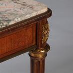 Gesigneerd Sormani:  Franse mahonie bijzettafel met lade Nap, Antiek en Kunst, Ophalen of Verzenden