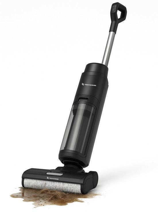 2dekans | Techweise Draadloze Dweilstofzuiger TC1 - 30 Min, Witgoed en Apparatuur, Stofzuigers, Zo goed als nieuw, Ophalen of Verzenden