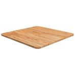 vidaXL Tafelblad vierkant 50x50x1,5cm massief eiken, Huis en Inrichting, Tafels | Eettafels, Verzenden, Nieuw