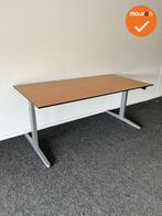 Ahrend Balance slingerverstelbaar bureau - met zilvergrijs o, Werkplek, Ophalen of Verzenden, Gebruikt, Bureau