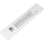 Benson Witte metalen thermometer - 30 cm - Celsius & Fahr..., Ophalen of Verzenden, Nieuw