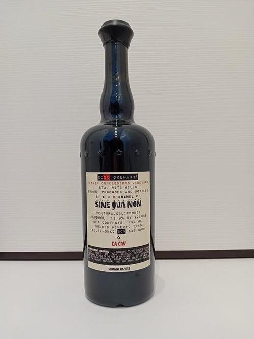 2020 Sine Qua Non, Eleven Confession Grenache - Californië -, Verzamelen, Wijnen