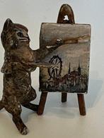 sculptuur, Le peintre - 6 cm - Koud geverfd brons, Antiek en Kunst, Antiek | Keramiek en Aardewerk