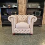 Chesterfield Brighton Fauteuil – Pitch Sand, Huis en Inrichting, Fauteuils, Ophalen, Klassiek, Nieuw, 75 tot 100 cm