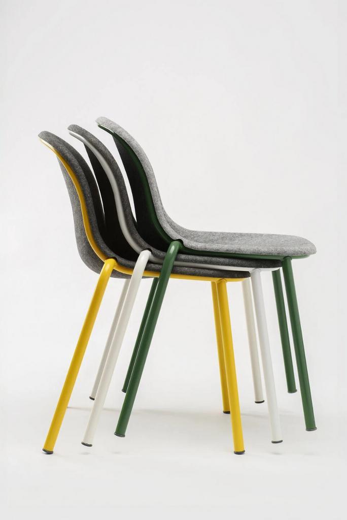 De Vorm LJ2 PET felt stackable chair, Zakelijke goederen, Kantoor en Winkelinrichting | Kantoormeubilair en Inrichting, Stoel