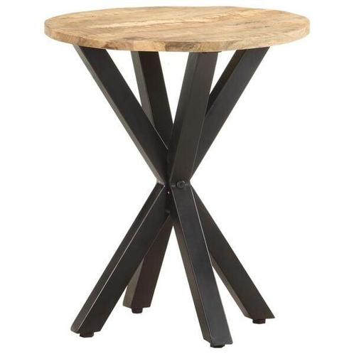 Bijzettafel Mangohout | 48cm | Tweedekansje | Nu Kopen!, Huis en Inrichting, Tafels | Bijzettafels, 45 tot 60 cm, Minder dan 55 cm