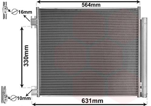 LUCHTCONDENSATOR VOOR NISSAN QASHQAI J11 2014-2017, Auto-onderdelen, Airco en Verwarming, Nieuw, Ophalen of Verzenden