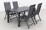 Hartman Milaan/Alma 160 cm. - verstelbare tuinset - 5-delig, Tuin en Terras, Tuinsets en Loungesets, Verzenden, Nieuw, Overige materialen