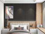 Akupanel Eiken Zwart 300 x 60 cm Brandvertragende vilt, Huis en Inrichting, Woonaccessoires | Wanddecoraties, Ophalen of Verzenden