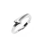 Zilveren ring met fantasy design, Sieraden, Tassen en Uiterlijk, Ringen, Gebruikt, Zilver, Zilver, Verzenden