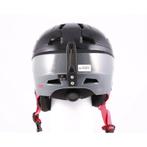 56 57 58 skihelm/snowboardhelm SLOKKER, Black/grey/red, vers, Verzenden, Gebruikt