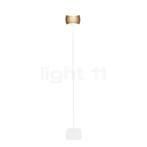 Oligo Curved Vloerlamp LED, hoofd brons/voet wit mat, Huis en Inrichting, Lampen | Vloerlampen, Verzenden, Nieuw