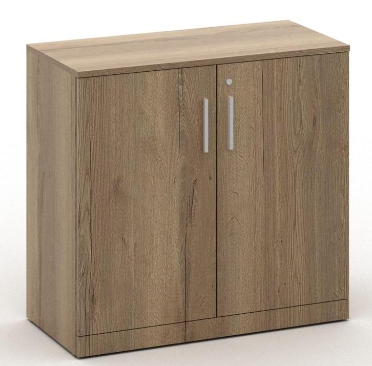 Executive klapdeurkast, 85x90x42 cm, natuur eiken, Huis en Inrichting, Kasten | Boekenkasten, Nieuw, Ophalen of Verzenden