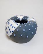 Teresa Berger - Vaas - Glazuur, Steengoed - Gloeiende blauwe