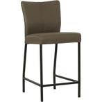 Set van 4 Leren barkrukken Revolt laag - Toledo Moss, Ophalen of Verzenden, Nieuw, Leer