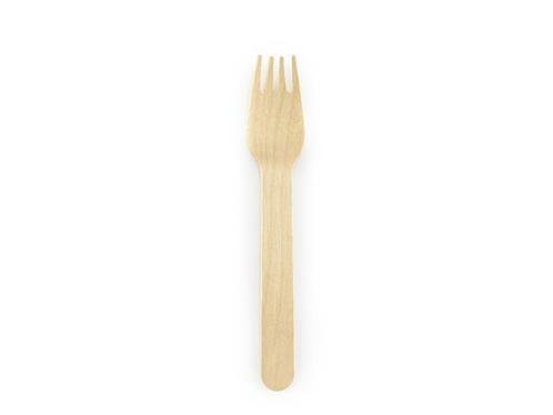 Houten Vorken 15,5cm 100st, Hobby en Vrije tijd, Feestartikelen, Nieuw, Verzenden