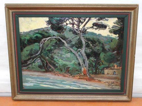 Oleguer Junyent i Sans (1876 – 1956) - El pí de Formentor, Antiek en Kunst, Kunst | Schilderijen | Klassiek