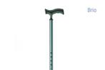 Moretti wandelstok aluminium zachte rubberen T handgreep - v, Diversen, Verpleegmiddelen, Nieuw
