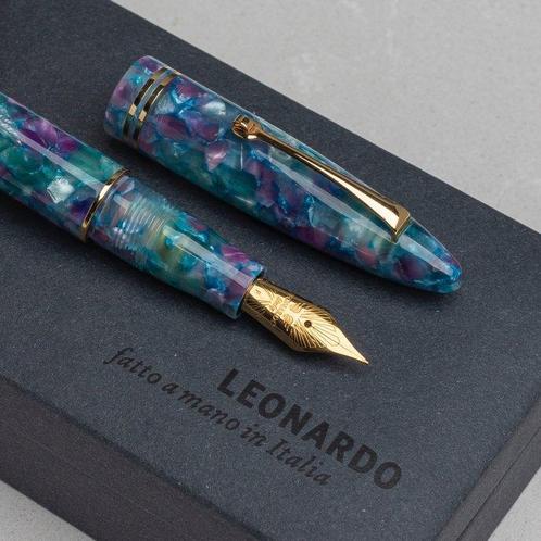 Leonardo Officina Italiana - Furore Acquapetra - gold plated, Verzamelen, Pennenverzamelingen