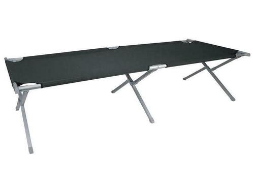 Eurotrail Veldbed Cannes L Alu. Grijs, Caravans en Kamperen, Kampeeraccessoires, Nieuw