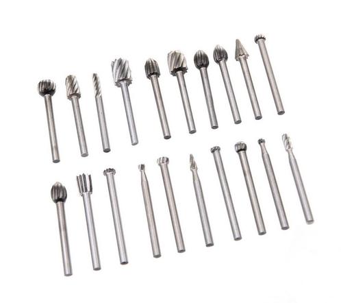 Set mini (dremel) frezen, 20 freesjes, Doe-het-zelf en Verbouw, Gereedschap | Handgereedschap, Nieuw, Ophalen of Verzenden