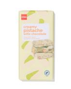 HEMA Chocoladereep wit pistache 180g, Verzenden, Nieuw