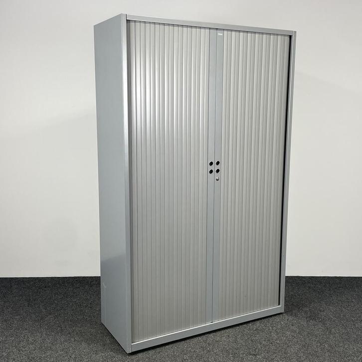 Gispen Archiefkast - Grijs | 195  x 120,5 x 47 cm, Huis en Inrichting, Kasten | Roldeurkasten en Archiefkasten, Gebruikt, Ophalen of Verzenden