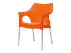 Scab Ola tuinstoel Oranje, Tuin en Terras, Verzenden, Nieuw, Overige materialen